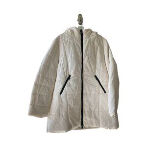Women's White Jacket/Coat / L
